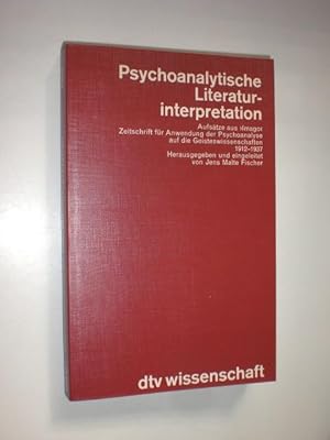 Psychoanalytische Literaturinterpretationen. Aufsätze aus "Imago". Zeitschrift für Anwendung der ...