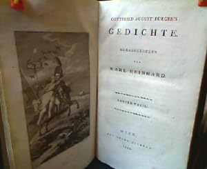 Gottfried August Bürger?s Gedichte. Erster und zweiter Theil in einem Band. Herausgegeben von Kar...