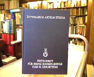 Bild des Verkufers fr Dieversarum Artium Studia Beitrge zu Kunstwissenschaft, Kunsttechnologie und ihren Randgebieten. Fetsschrift fr Heinz Roosen-Runge zum 70 Geburtstag zum Verkauf von Antiquariat Michael Solder