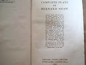 Bild des Verkufers fr The Complete Plays of Bernard Shaw. zum Verkauf von Antiquariat Michael Solder