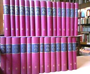 Seller image for The Works. (1880-1885). Vol. I : Poems; Vol. II : Yeast: A Problem; Vol. III : Alton Locke; Vol. IV : Hypatia; Vol. V : Glaucus; Vol. VI : Westward Ho!; Vol. VII : The Heroes; Vol. VIII : Two Years Ago; Vol. IX : The Water Babies; Vol. X : The Roman and the Teuton; Vol. XI : Hereward the Wake; Vol. XII : The Hermits; Vol. XIII : Madame How and Lady Why; Vol. XIV : At Last; Vol. XV : Prose Idylls; Vol. XVI : Plays and Puritans; Vol. XVII : Historical Lectures and Essays; Vol. XVIII : Sanitary and Social Lectures and Essays; Vol. XIX : Scientific Lectures and Essays; Vol. XX : Literary and General Lectures and Essays; Vol. XXI : Village Sermons, and Town and Country Sermons; Vol. XXII : Sermons on National Subjects; Vol. XXIII : Sermons for the Times; Vol. XXIV : The Good News of God; Vol. XXV : The Gospel of the Pentateuch and David; Vol. XXVI : Discipline; Vol. XXVII : The Water of Life and other Sermons; Vol. XXVIII : Westminster Sermons; (= Anglistica & Americana. A Series of Reprint for sale by Antiquariat Michael Solder