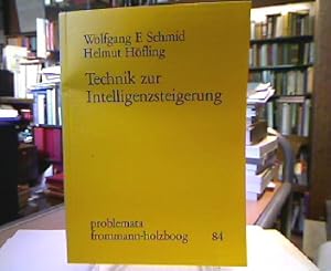 Bild des Verkufers fr Technik zur Intelligenzsteigerung. Problemata , Bd. 84. zum Verkauf von Antiquariat Michael Solder