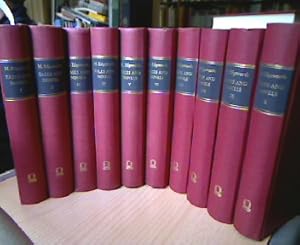 Bild des Verkufers fr Tales and Novels in ten volumes. Reprint der Longford Edition, London 1893. Vol. I. Moral tales. II: Popular tales. III: Belinda. IV: Castle Reckrent, Essay on Irish bulls, Ennui a. o. V: Manoeuvring, Almeria, And Vivian, Tales of fashionable life. VI: The absentee, A tale of fashionable life, Madame de Fleury, Emilie de Coulanges, The modern Griselda. VII: Patronage. VIII: Patronage(concluded), Comic dramas, Leonora. IX: Harrington, Thoughts on bores, Ormond. X: Helen. 10 Bnde, zus. 4.705 Seiten (= Anglistica & Americana 31 ) . A series of Reprints Selected by Bernhard Fabian, Edgar Mertner, Karl Schneider and Marvin Spevack zum Verkauf von Antiquariat Michael Solder