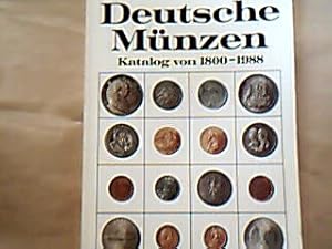 Bild des Verkufers fr Deutsche Mnzen : Katalog von 1800 - 1988. Harald Kthmann , Dirk Steinhilber. Mit je 2 Preisangaben von Eva Szaivert u. Dieter Fassbender zum Verkauf von Antiquariat Michael Solder