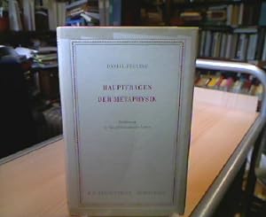 Seller image for Hauptfragen der Metaphsik. Einfhrung in das philosophische Leben. for sale by Antiquariat Michael Solder