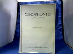Bild des Verkufers fr Xenophontis opuscula. Ginus Pierleoni recensuit. (Scriptores graeci et latini consilio academiae Lynceorum editi). zum Verkauf von Antiquariat Michael Solder