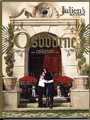 Imagen del vendedor de The Osbourne Collection (Ozzy & Sharon Osbourne) - Julien's Auctions Nov. 30th & Dec. 1st 2007 [auction catalog/catalogue] a la venta por Seacoast Books