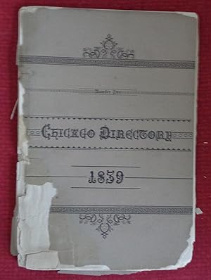 Fergus' Directory of the City of Chicago, 1839: With City and County Officers, Churches, Public B...