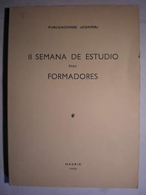 Seller image for II Semana de estudio para formadores for sale by Librera Antonio Azorn