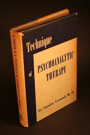 Seller image for Technique of Psychoanalytic Therapy. for sale by Steven Wolfe Books