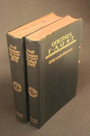 Seller image for Goethes Faust. Nach Entstehung und Inhalt erklrt. for sale by Steven Wolfe Books