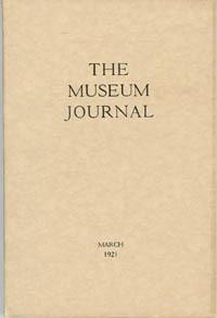 The Museum Journal, March 1921