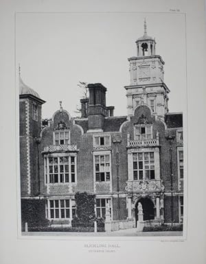Original Antique Photograph illustrations of Blickling Hall in Norfolk 1891