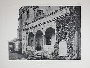 Original Photographic Illustration of Cranborne Manor House in Dorset. Published in 1891.