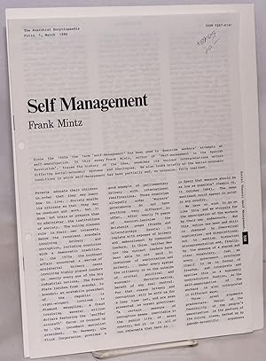 Bild des Verkufers fr Self management zum Verkauf von Bolerium Books Inc.