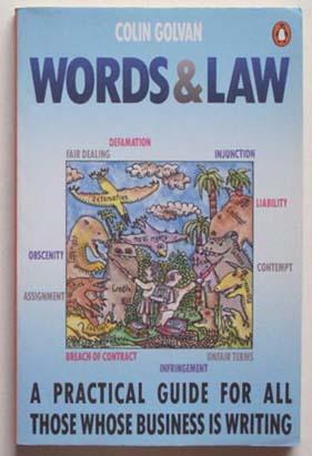 Seller image for Words & law. for sale by Lost and Found Books