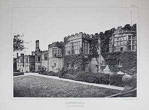 Two Photographic Illustrations of Haddon Hall in Derbyshire. Published in 1891.