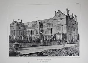 Three Photographic Illustrations of Montacute House in Somerset. Published in 1892.