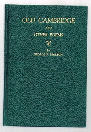 Seller image for Old Cambridge and Other Poems for sale by Riverhorse Books