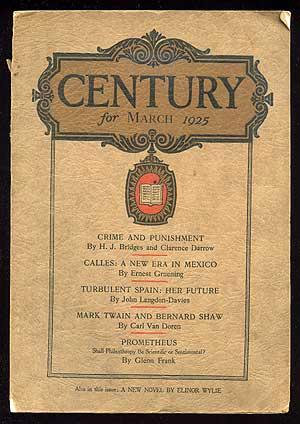 Bild des Verkufers fr The Century Magazine: March 1925 zum Verkauf von Between the Covers-Rare Books, Inc. ABAA