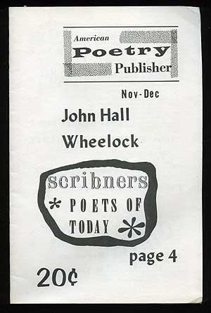 Bild des Verkufers fr American Poetry Publisher: Nov.-Dec. 1959 zum Verkauf von Between the Covers-Rare Books, Inc. ABAA