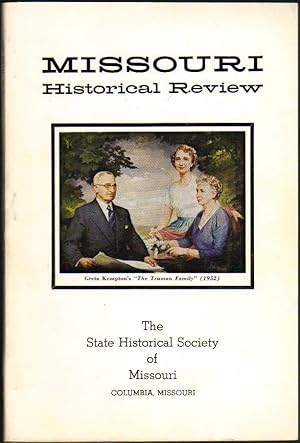 Seller image for Missouri Historical Review; Volume LXVII; Number 3; April 1973 for sale by Clausen Books, RMABA