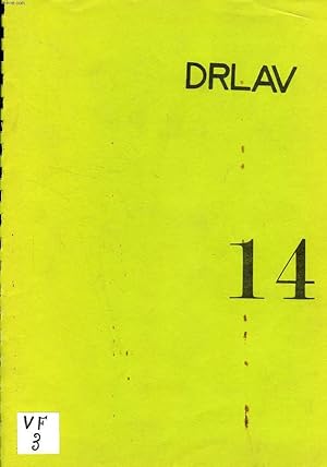 Bild des Verkufers fr DRLAV, DOCUMENTATION ET RECHERCHE EN LINGUISTIQUE ALLEMANDE CONTEMPORAINE, VINCENNES, PAPIER N 14/2 zum Verkauf von Le-Livre