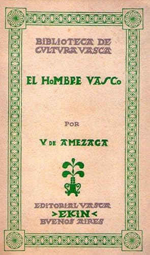 Imagen del vendedor de EL HOMBRE VASCO a la venta por Buenos Aires Libros