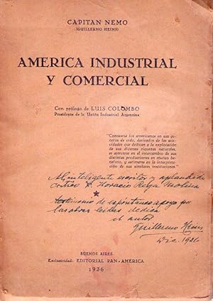 Imagen del vendedor de AMERICA INDUSTRIAL Y COMERCIAL. Con prlogo de Luis Colombo [Firmado / Signed] a la venta por Buenos Aires Libros