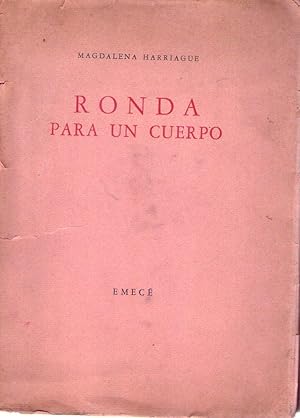 Imagen del vendedor de RONDA PARA UN CUERPO. (Dibujos coloreados de Ernesto Caldentey) [Firmado / Signed] a la venta por Buenos Aires Libros