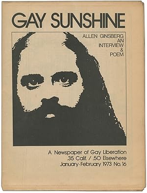 Imagen del vendedor de Gay Sunshine - 16, January/February 1973 a la venta por Between the Covers-Rare Books, Inc. ABAA