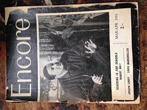 Seller image for Encore: The Voice of Vital Theatre March-April 1961 Vol. 8. No. 2. for sale by Ripping Yarns