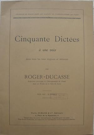 Seller image for Cinquante dictes  une voix dans tous les tons majeurs et mineurs. for sale by Librairie les mains dans les poches