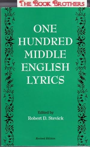 Bild des Verkufers fr One Hundred Middle English Lyrics zum Verkauf von THE BOOK BROTHERS