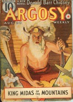 Image du vendeur pour ARGOSY Weekly: August, Aug. 20, 1938 mis en vente par Books from the Crypt