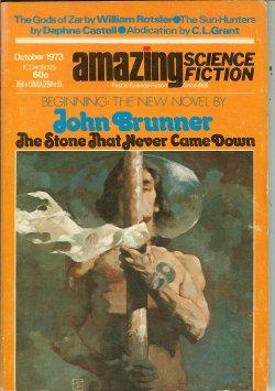 Seller image for AMAZING Science Fiction: October, Oct. 1973 ("The Stone That Never Came Down") for sale by Books from the Crypt