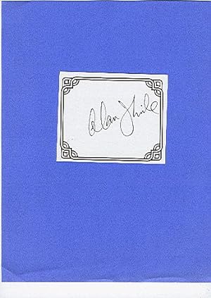 **SIGNED BOOKPLATES/AUTOGRAPHS by actor ALAN THICKE**