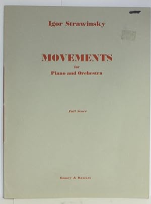 Movements for Piano and Orchestra.