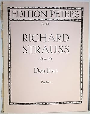Immagine del venditore per Don Juan: Tondichtung nach Nicolaus Lenau fur grosses Orchester, Opus 20. venduto da Veery Books