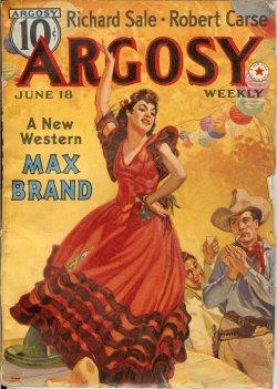 Seller image for ARGOSY Weekly: June 18, 1938 for sale by Books from the Crypt