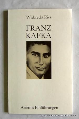 Bild des Verkufers fr Franz Kafka. Eine Einfhrung. Mnchen, Artemis, 1987. 137 S., 1 Bl. Or.-Kart. (Artemis Einfhrungen, 33). (ISBN 376081333X). zum Verkauf von Jrgen Patzer