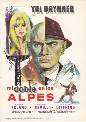 MI DOBLE EN LOS ALPES - Director: Franklin J. Schaffner - Actores: Yul Brynner, Britt Ekland, Cli...