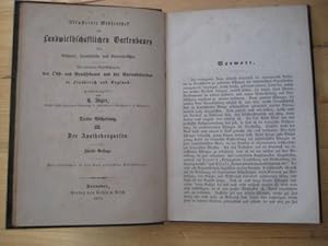 Bild des Verkufers fr Illustrirte Bibliothek des landwirthschaftlichen Gartenbaues fr Grtner, Landwirthe und Gartenbesitzer. Mit besonderer Bercksichtigung des Obst- und Gemsebaues und des Gartenbetriebes in Frankreich und England (Dritte Abtheilung III. Der Apothekergarten) zum Verkauf von ANTIQUARIAT H. EPPLER