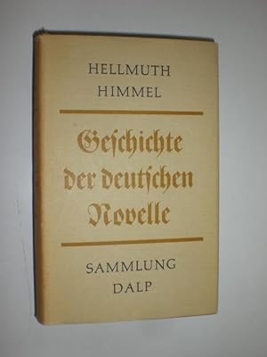 Geschichte der deutschen Novelle.