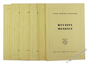 RIVISTA MENSILE DEL C.A.I. 1953 - Annata completa.: