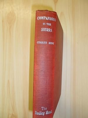 Immagine del venditore per Companions in the Sierra venduto da Clement Burston Books
