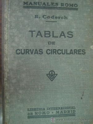 TABLAS PARA EL TRAZADO DE CURVAS CIRCULARES