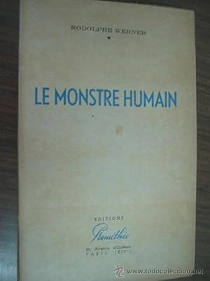 Seller image for LE MONSTRE HUMAIN for sale by Librer�a Maestro Gozalbo