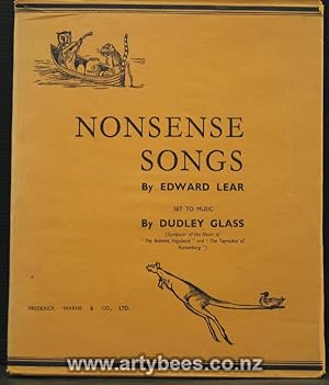 Seller image for Nonsense Songs By Edward Lear Set to Music By Dudley Glass for sale by Arty Bees Books