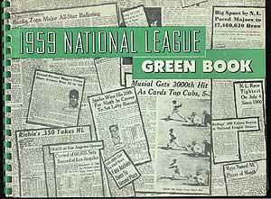 Seller image for 1959 National League Green Book for sale by Between the Covers-Rare Books, Inc. ABAA